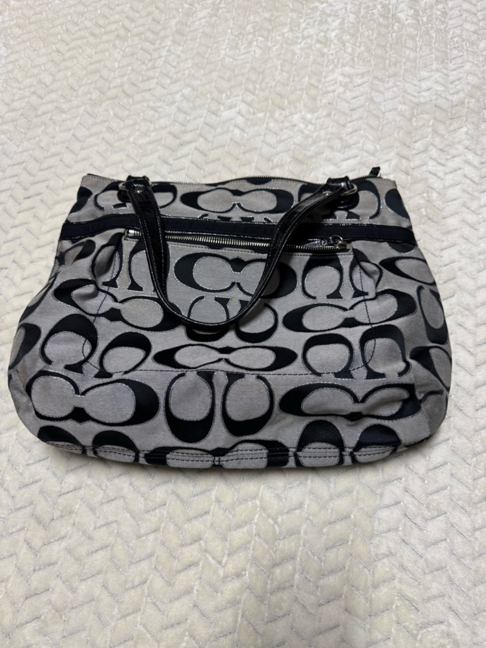 Coach Black and Gray Women's
Bag